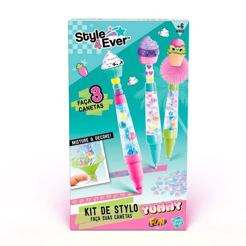 Fun Kit de Stylo Fa a Suas Canetas Yummy - Fun Divirta-se 6