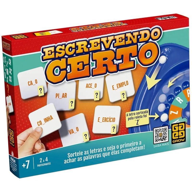Jogo Escrevendo Certo - Grow 0