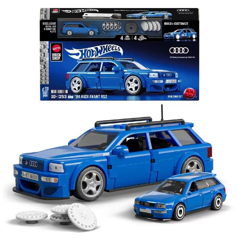 Hot Wheels Brick Shop Speed 94 Audi Avant RS2 - Mattel 0