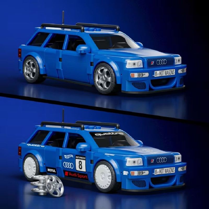 Hot Wheels Brick Shop Speed 94 Audi Avant RS2 - Mattel 1