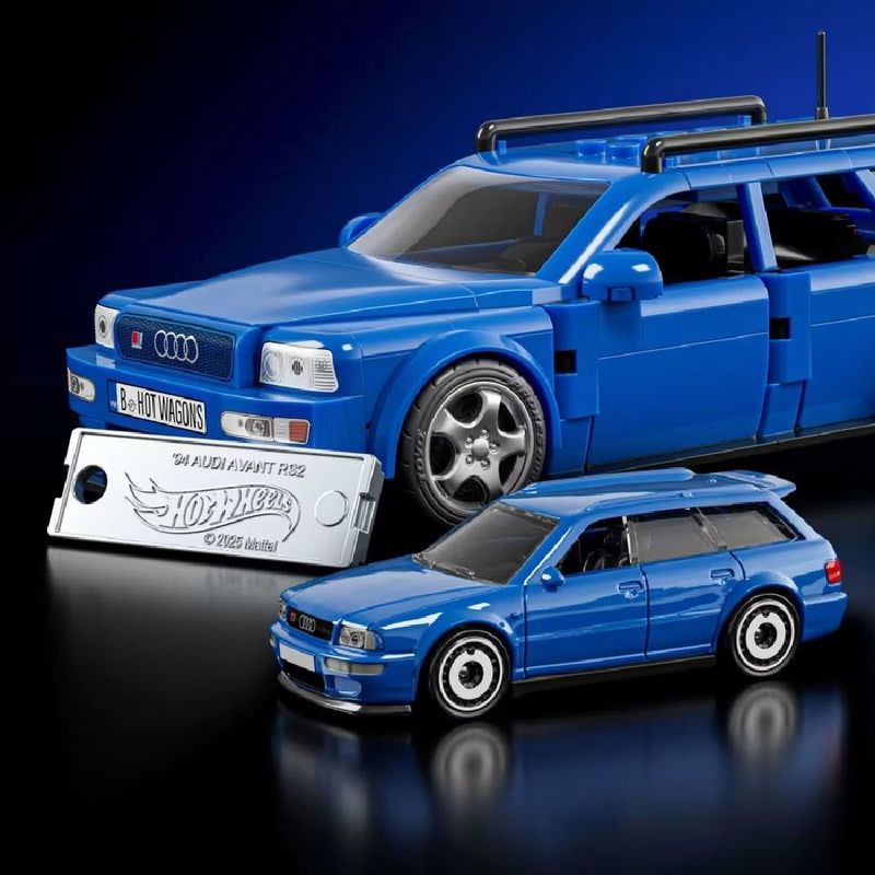 Hot Wheels Brick Shop Speed 94 Audi Avant RS2 - Mattel 3