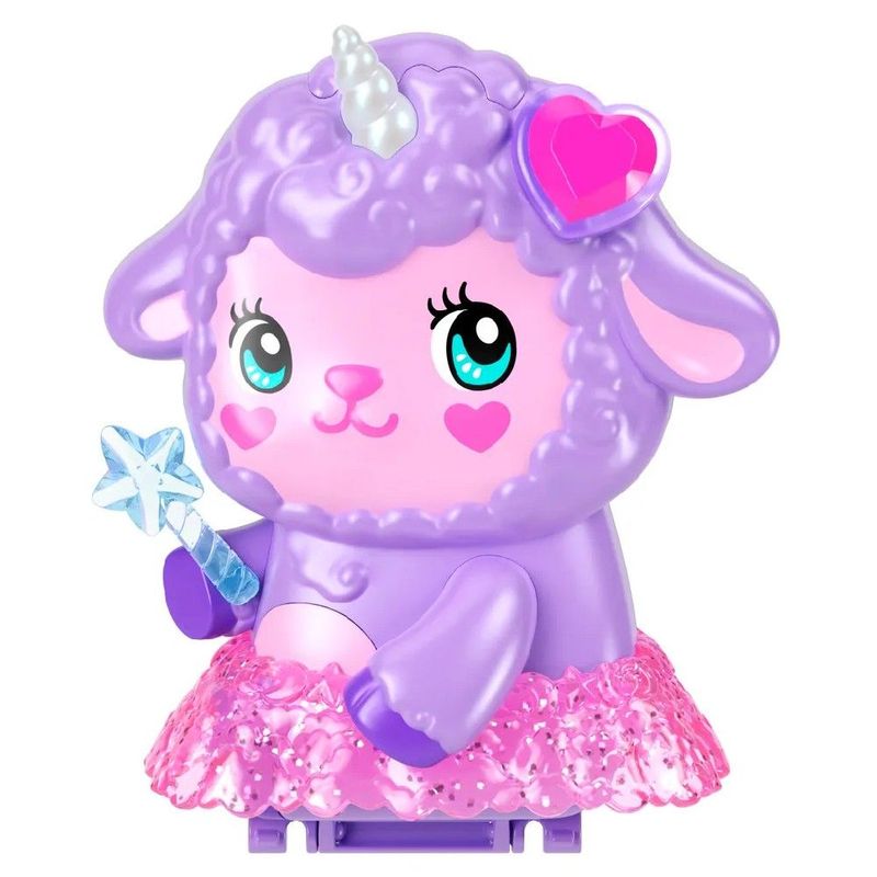 Polly Pocket Mundo dos Estojos Cordeirinho Unic rnio - Mattel 3