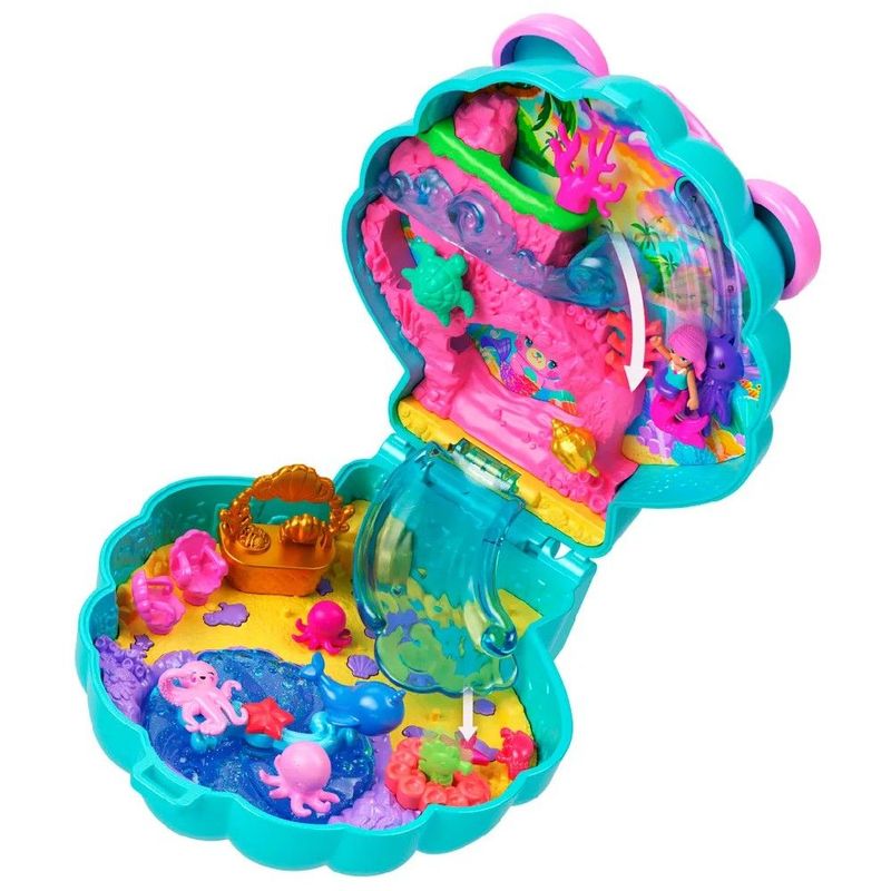Polly Pocket Mundo dos Estojo Urso Sereia - Mattel 3