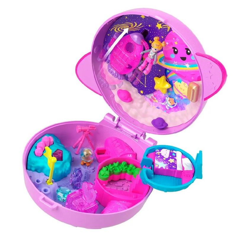 Polly Pocket Mundo dos Estojos Planeta Polly - Mattel 2