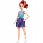 Barbie Fashionista Camiseta Verde e Saia Roxa - Mattel 0