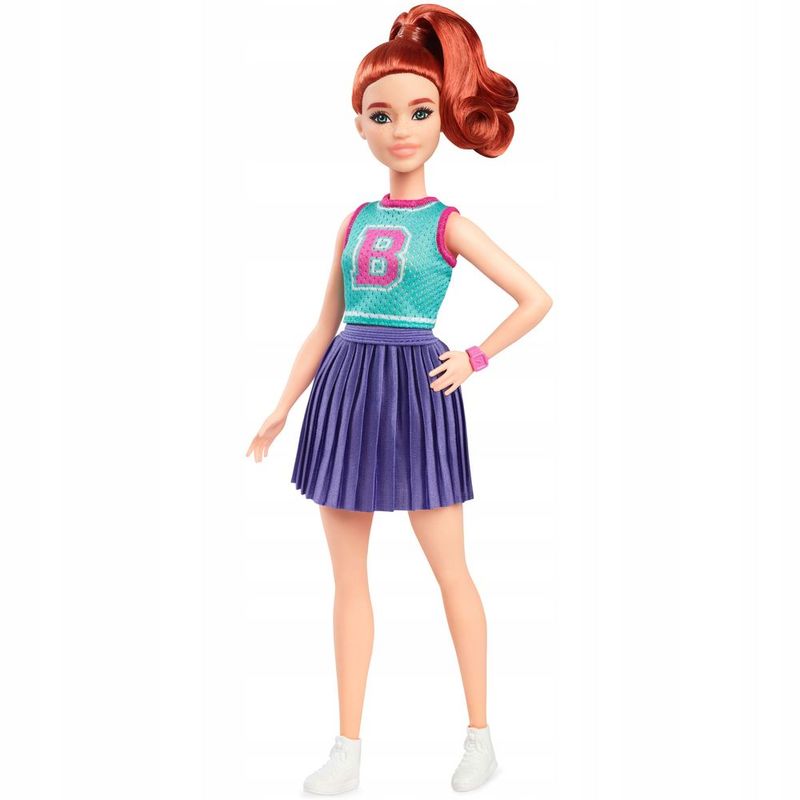 Barbie Fashionista Camiseta Verde e Saia Roxa - Mattel 0