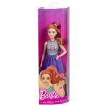 Barbie Fashionista Camiseta Verde e Saia Roxa - Mattel 1