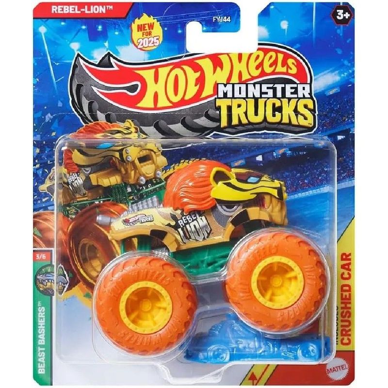 Hot Wheels Monster Trucks Rebel-Lion - Mattel 0