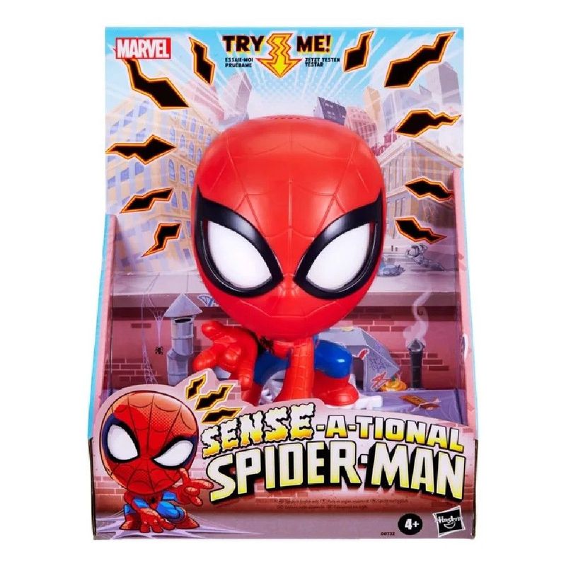 Figura Marvel Spider Sensorial Eletr nica - Hasbro 3
