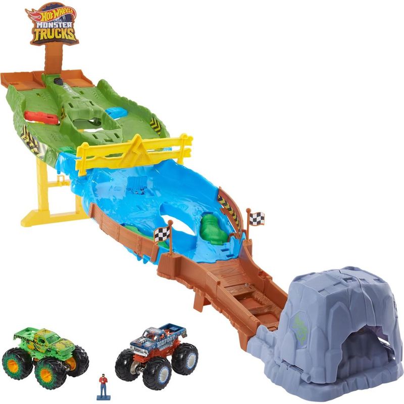 Hot Wheels Monster Trucks Pista Circuito Destrutivo - Mattel 0
