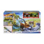 Hot Wheels Monster Trucks Pista Circuito Destrutivo - Mattel 4