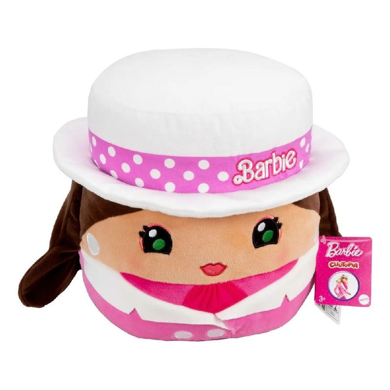 Barbie Pel cia Cuutopia Chap u Branco e Vestido 25cm - Mattel 0