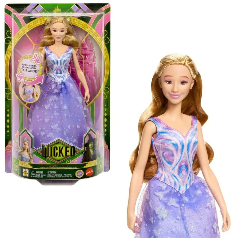 Wicked Boneca Glinda Musical - Mattel 0