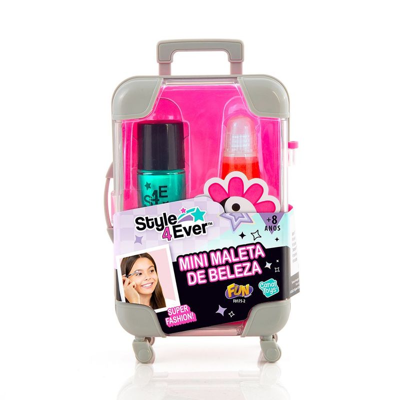 Fun Mini Maleta de Beleza Rosa - Fun Divirta-se 4
