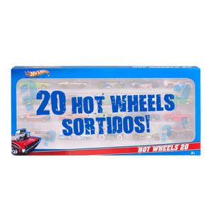 Hot Wheels 20 Carrinhos Sortidos - Mattel