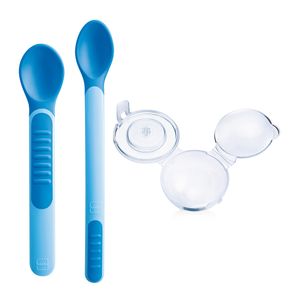 Colheres Feeding Spoons Cover Azul - MAM