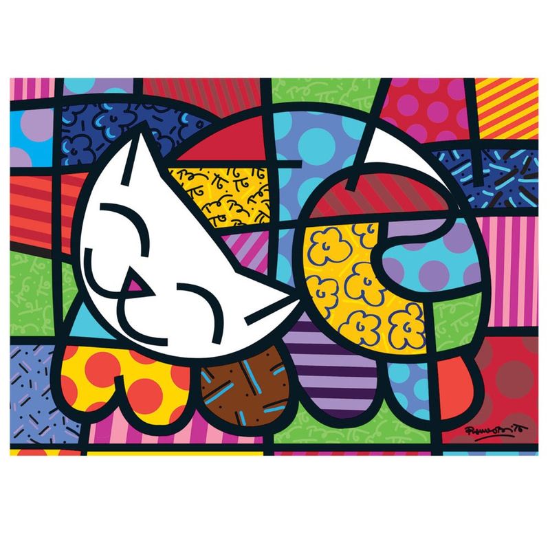 Jogo Puzzle Quebra Cabeça 1000 Peças Romero Britto Grow na