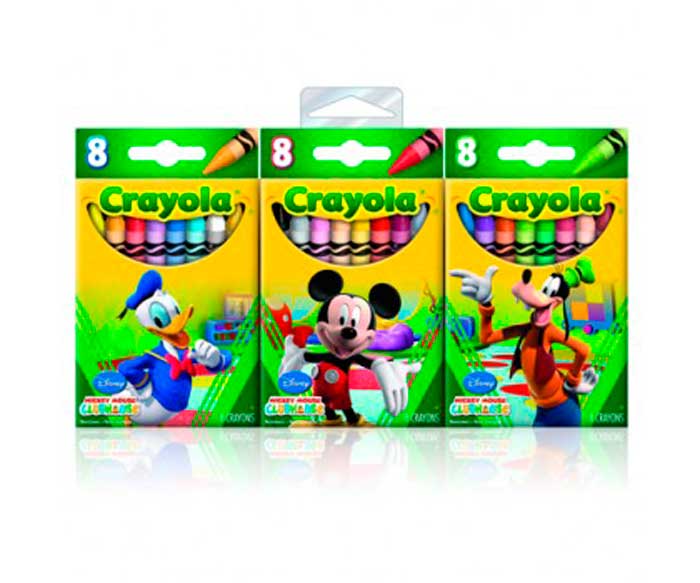 Giz-de-Cera-24-Unidades-Mickey-Mouse-Pack---Crayola