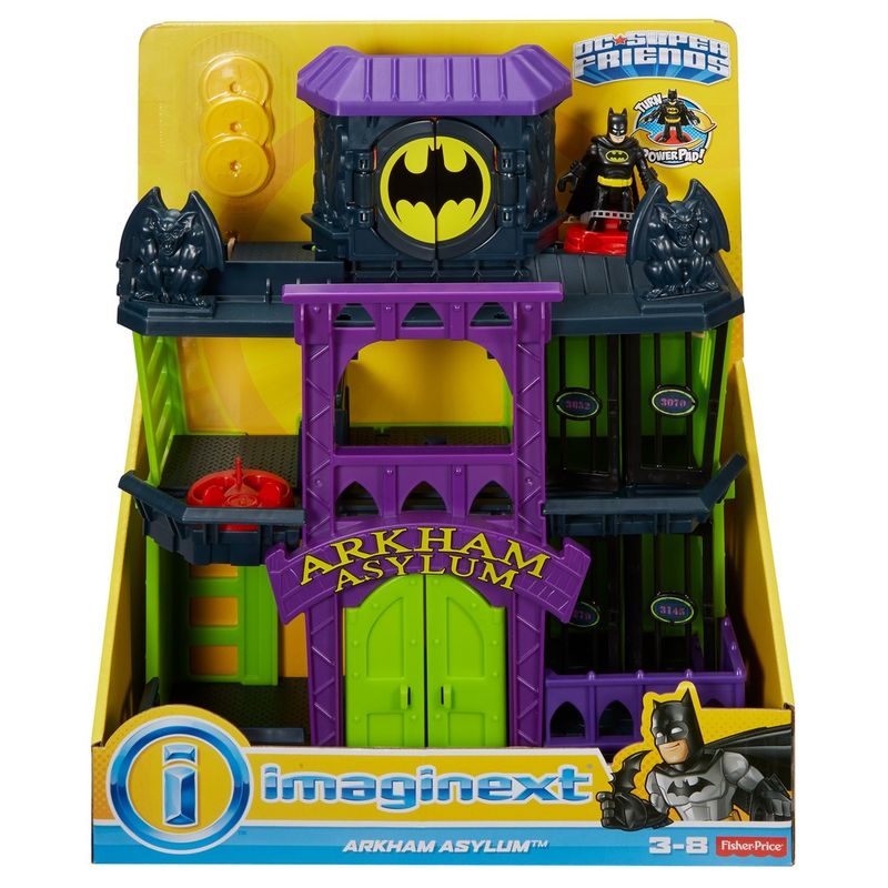 Imaginext-DC-Play-Set-Arkham---Mattel