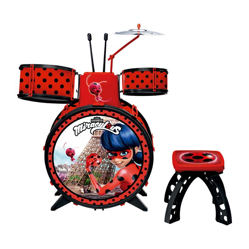 Pre-Venda---Bateria-Ladybug---Fun-Divirta-se