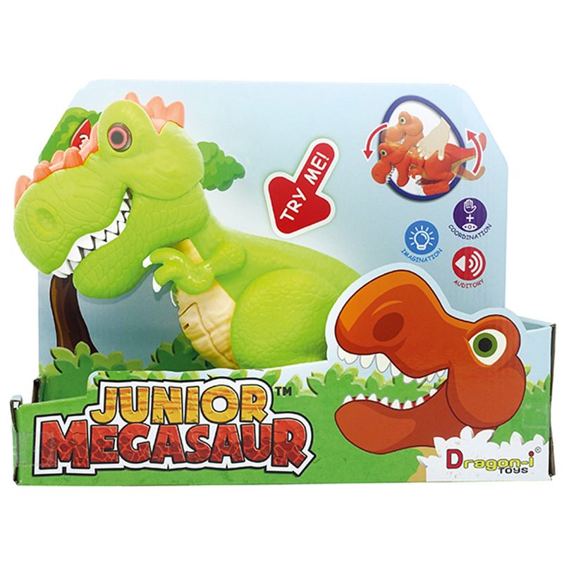 Dino-Junior-Mega-Comilao-Verde-com-Som-e-Luz---Fun-Divirta-se