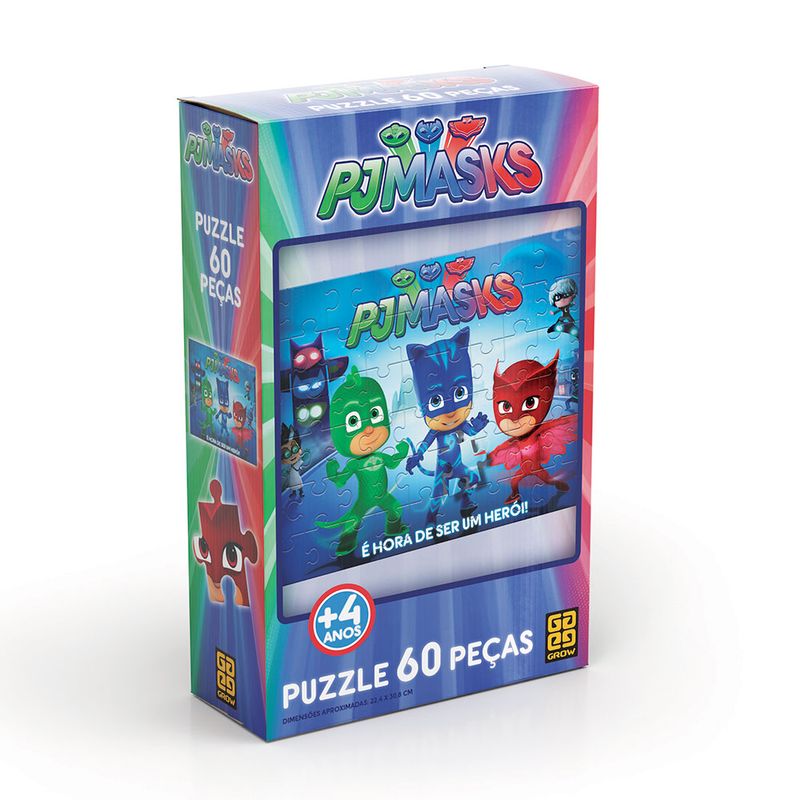 Quebra-Cabeca-Pj-Masks-60-Pecas---Grow-