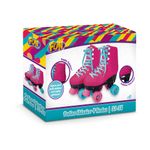 Patins-Classico-Rosa-4-Rodas-33-34---Fun-Divirta-se