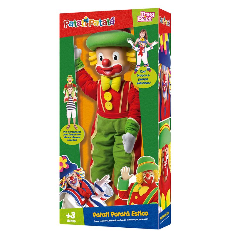 Boneco Patati Estica - Baby Brink - MP Brinquedos