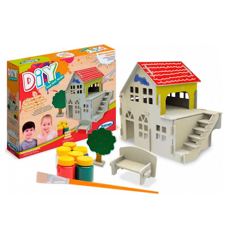 Quebra-Cabeca-Casinha-para-Pintura-3D---Xalingo