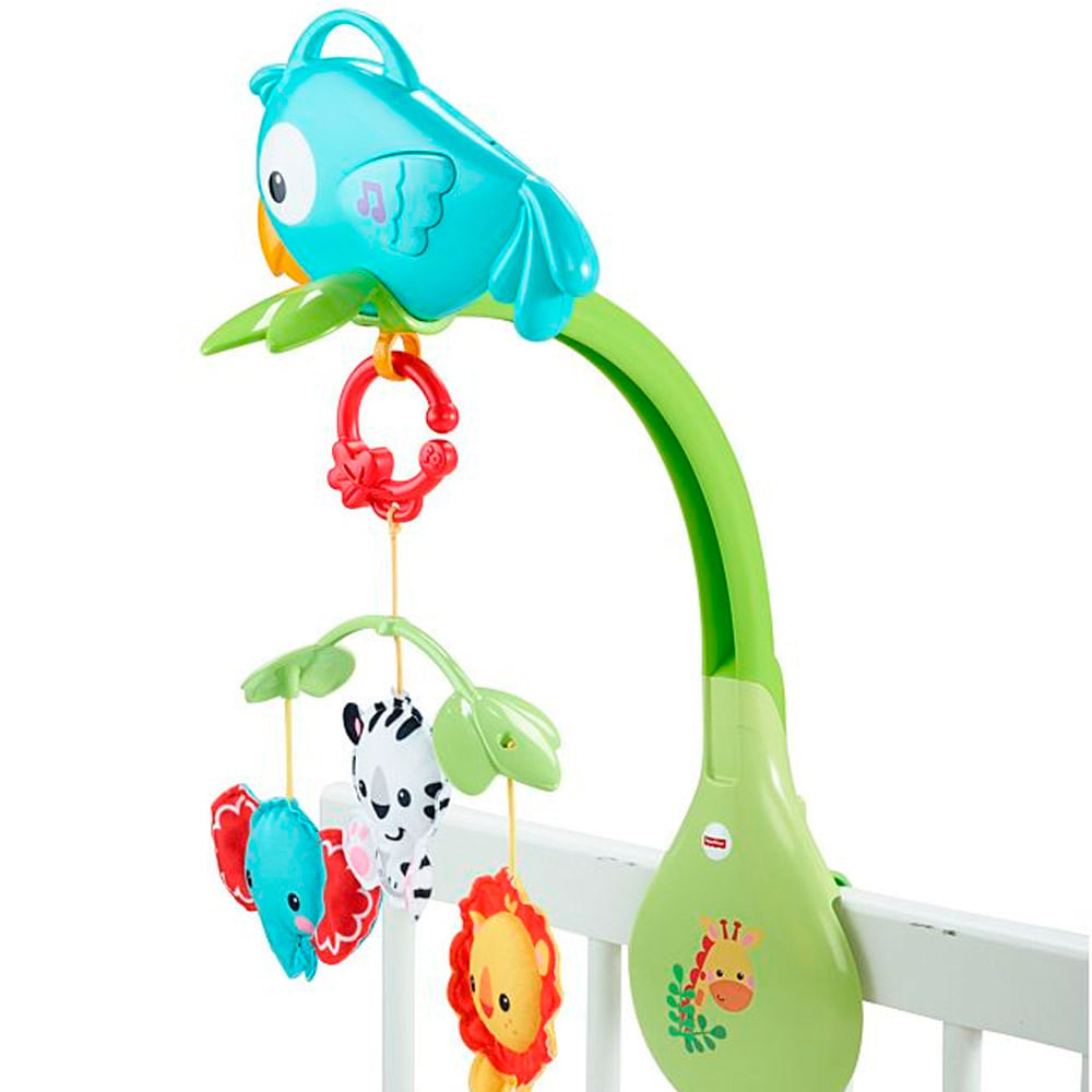Fisher Price Mobile 3 em 1 Amigos da Floresta Mattel Toyamania