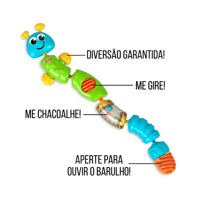 Fisher-Price-Snap-Lock-Catterpillar---Mattel