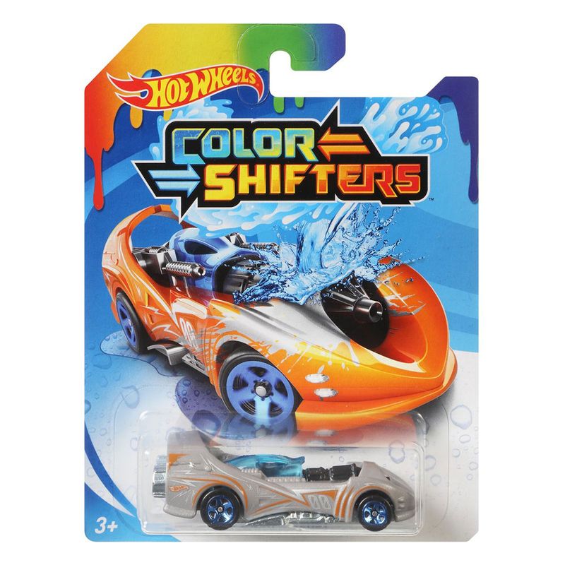 Carrinho do hot wheels que muda cor na agua gelada