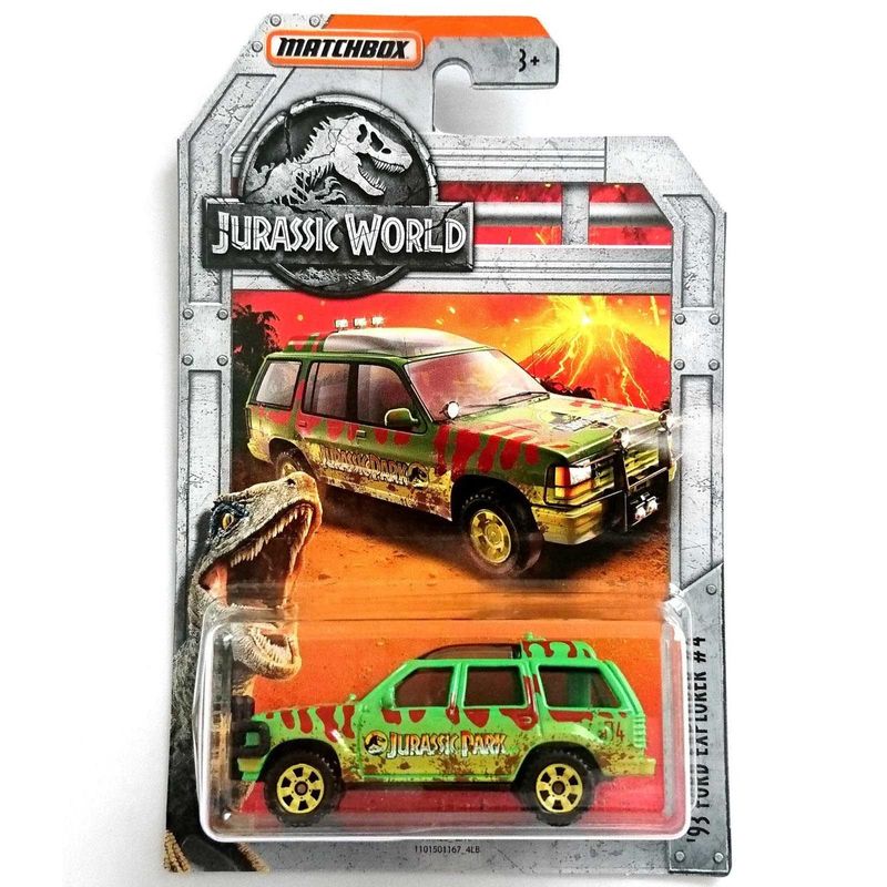 Jurassic-World-Matchbox--93-Ford-Explorer---Mattel