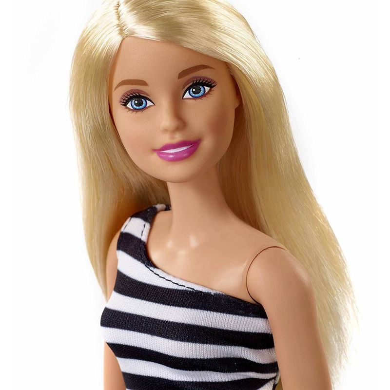 Barbie-Fashion-and-Beauty-Vestido-Listrado---Mattel