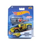 HotWheelsCarrocomChaveiroLancadorAmareloFunDivirtase