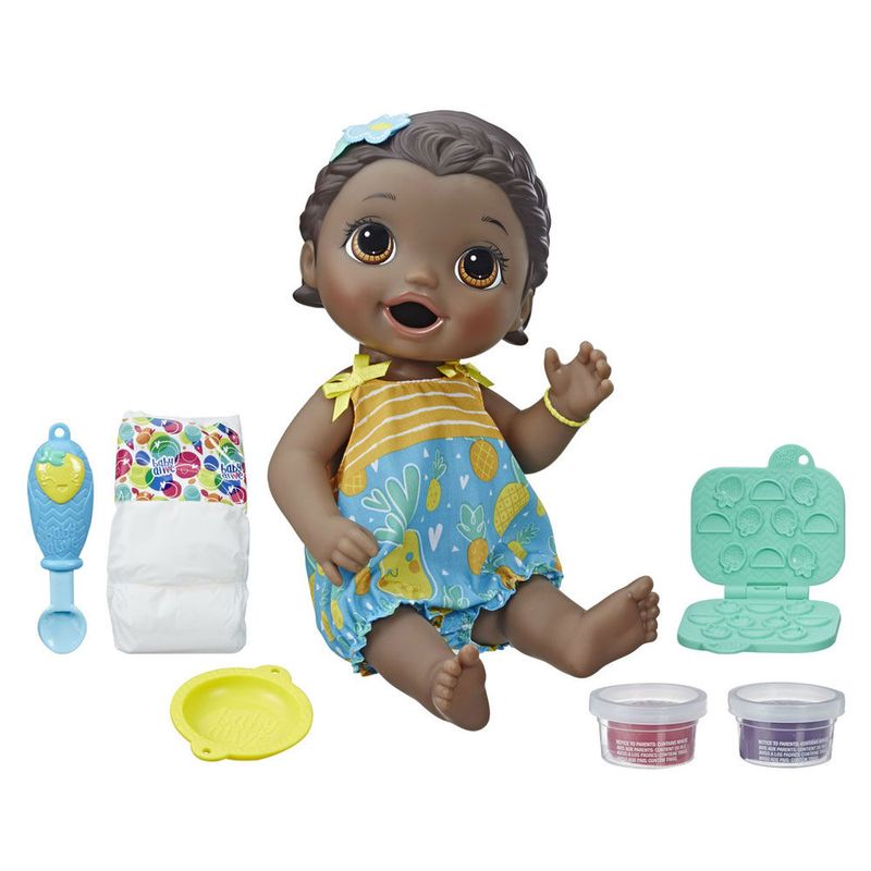 Boneca-Baby-Alive-Lanchinhos-Divertidos-Negra---Hasbro