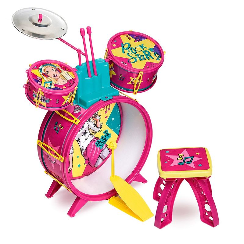 Bateria-Infantil-da-Barbie---Fun-Divirta-Se