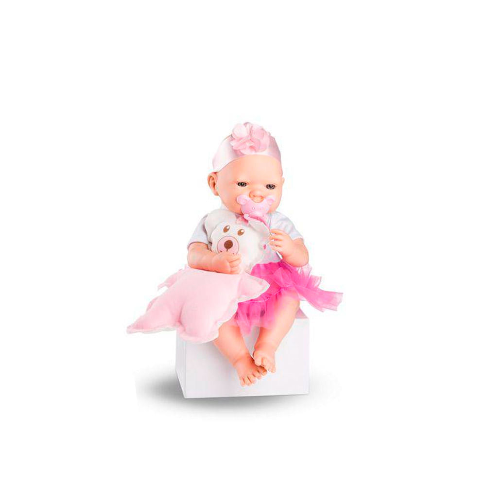 Boneca Bebê Real Branca - Roma