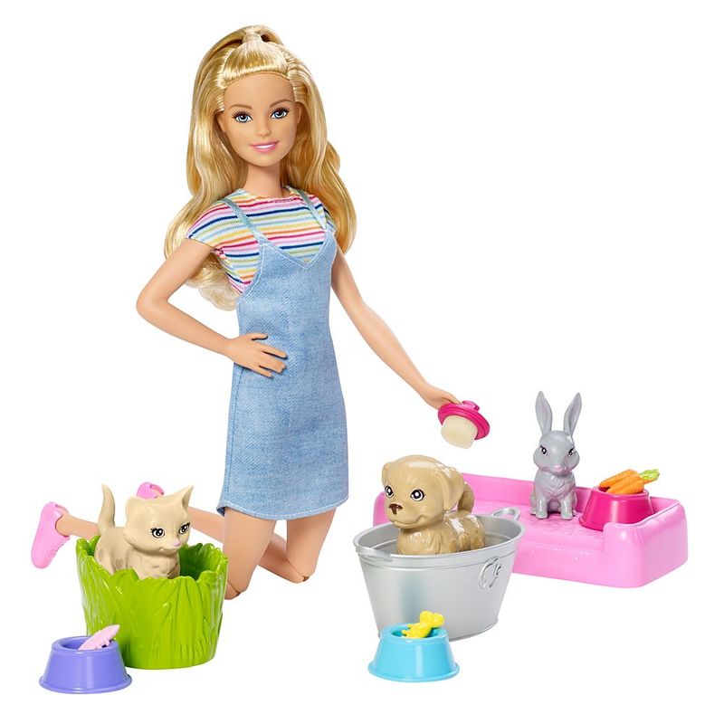 Barbie-Banho-de-Cachorrinhos---Mattel