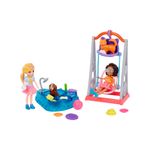 Polly-Pocket-2-Figuras-Hora-de-Brincar-com-Mascotes---Mattel