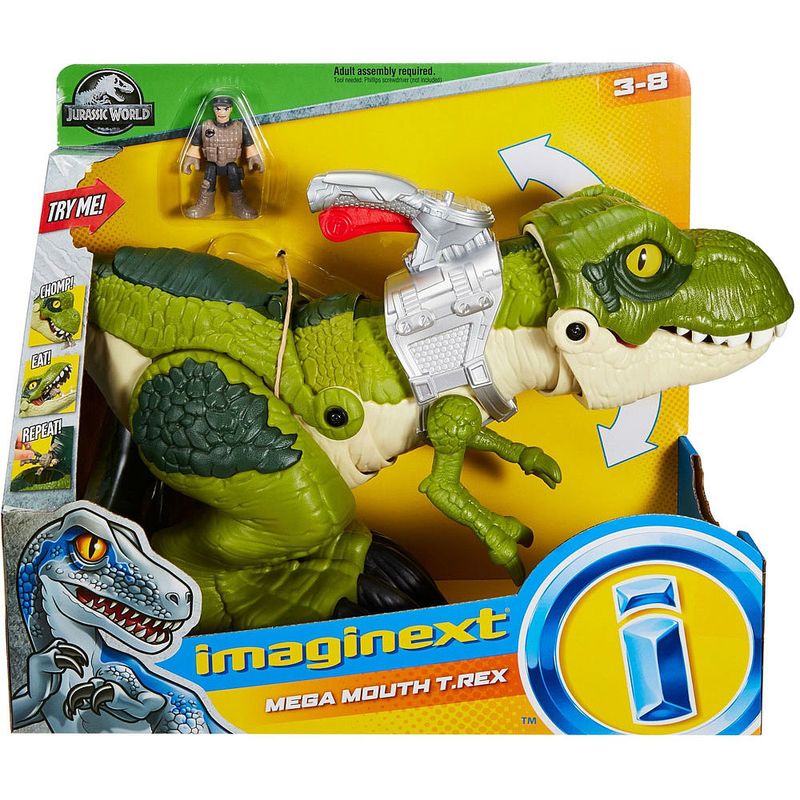 Imaginext-Jurassic-World-T-Rex-Mordida-Feroz---Mattel