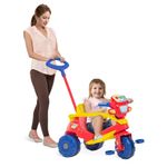 Triciclo-Velobaby-Passeio-e-Pedal-Vermelho---Bandeirante