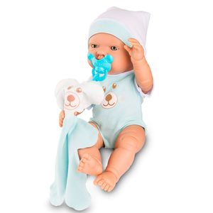 Boneca Bebezinho Real Primeiros Cuidados Menino - Roma