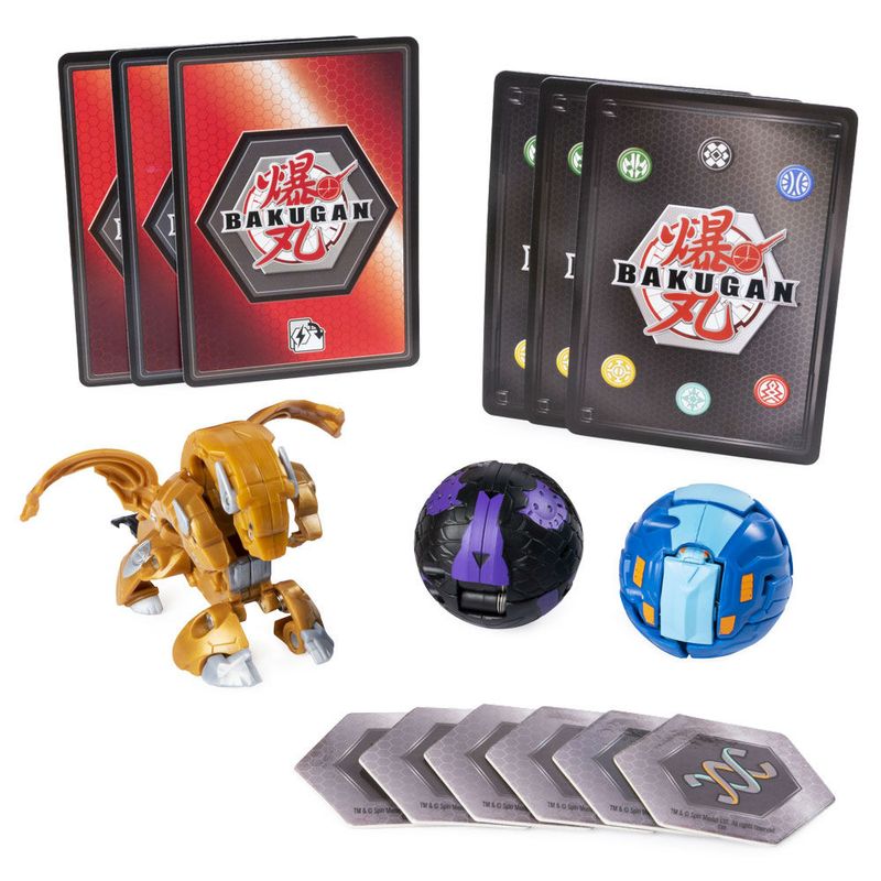 Conjunto-de-Batalha-Bakugan-3-Esferas-Aurelus-Howlkor--Sunny