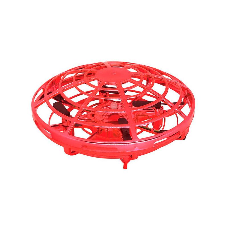 Drone-UFO-Vermelho-Sensor-Por-Gestos---Candide