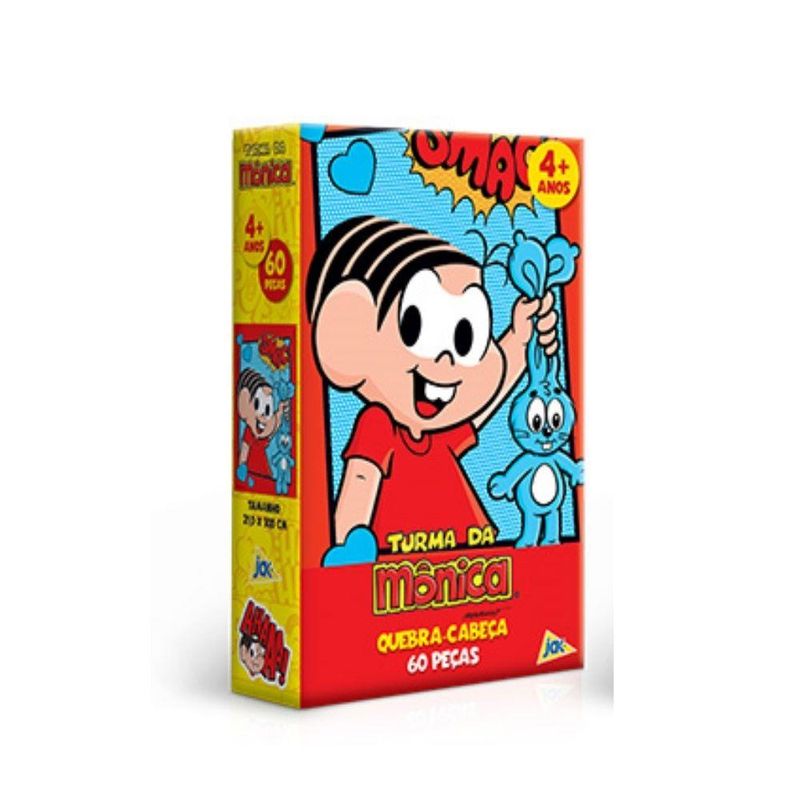 Quebra-Cabeca-Turma-da-Monica-60-Pecas-Monica---Toyster