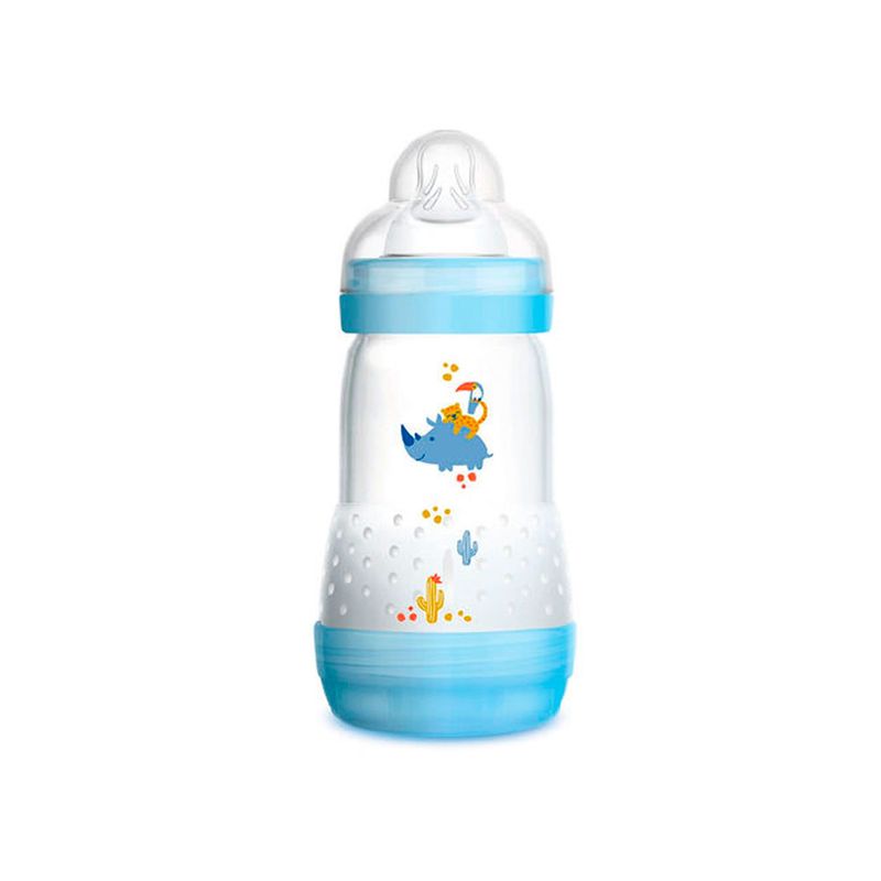 Mamadeira-First-Bottle-260-ml-Rinoceronte---MAM-Baby