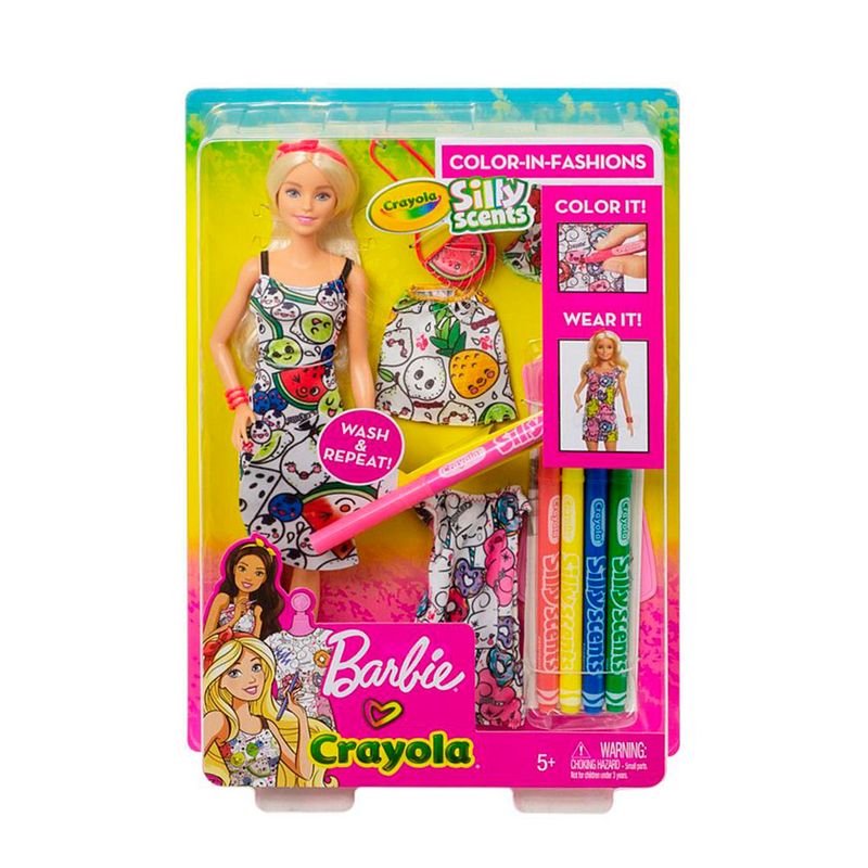 BarbieCrayolaPintandoseuEstiloMattel