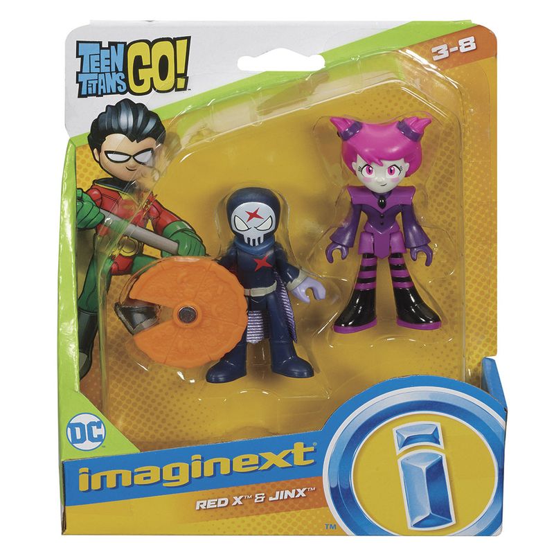 Boneco-Imaginext-Teen-Titans-Red-X-e-Jinx---Mattel