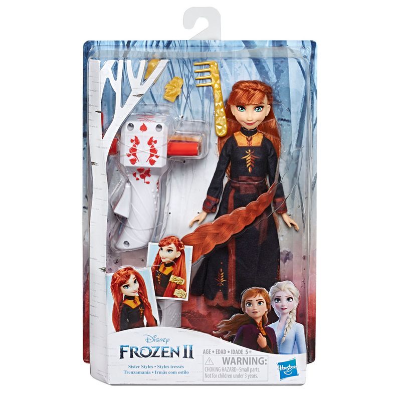 Boneca Frozen Irmãs com Estilo Anna - Hasbro - Loja ToyMania